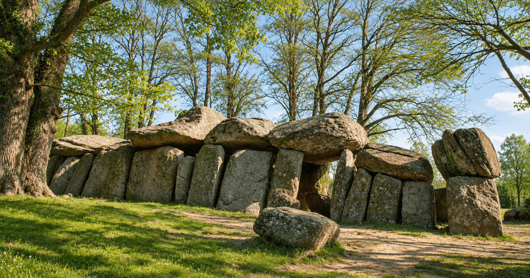 Dolmen dans une clairière